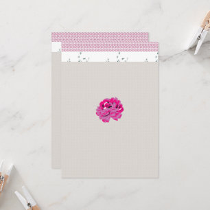 Invitation plante, fleur, pétale, rose, magenta, police, moti