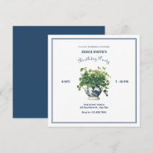 Plantes avec vase antique anniversaire