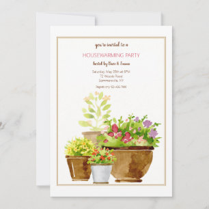 Invitation Plantes en pot
