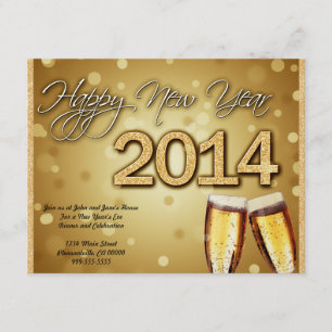 Invitation plat du Nouvel An 2014