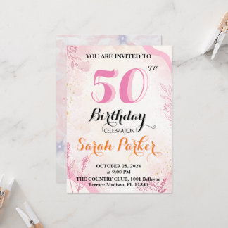 Invitation plate, 50e anniversaire