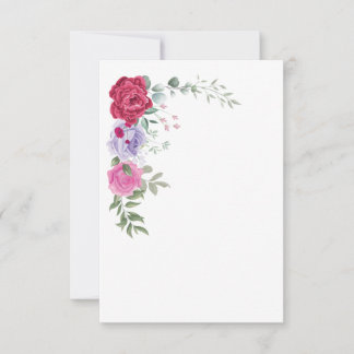 Invitation plate, format : 13 cm x 18 cm, Papier :