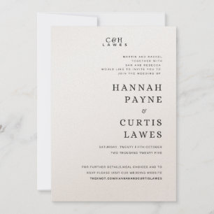 Invitation plate, taille : 12,7 cm x 17,8 cm, papi