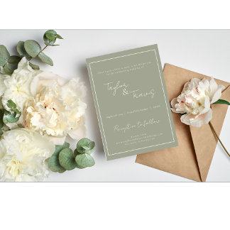 Invitation plate, Taille: 12,7 cm x 17,8 cm, Papie