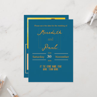 Invitation plate, taille : 13 cm x 18 cm, papier :