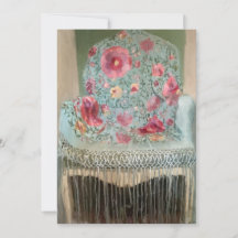 Invitation plate, taille: 13 cm x 18 cm, Papier: M