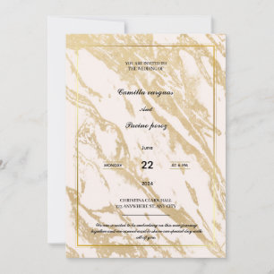 Invitation plate, Taille : 5" x 7", Papier : Matte