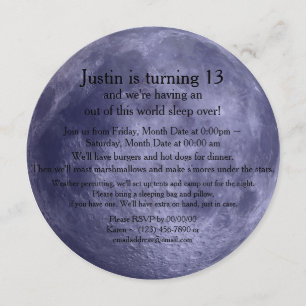 Invitation Pleine lune