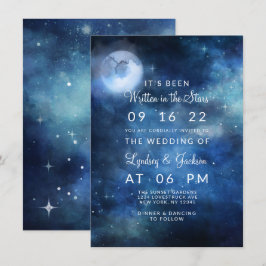 Invitation Pleine lune Ciel Lunaire Galaxie céleste Étoiles M