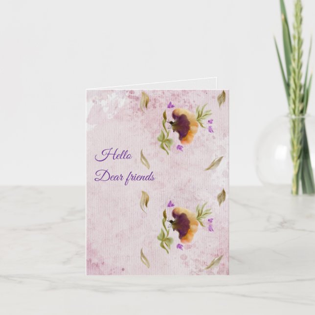 Invitation pliée (Devant)