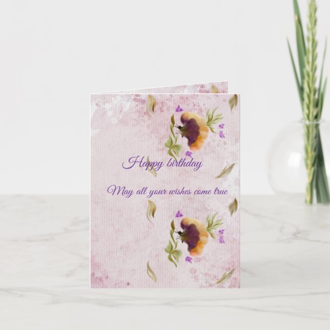 Invitation pliée (Devant)