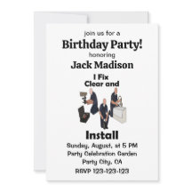 Plombier Je Répare Installe Anniversaire Fête