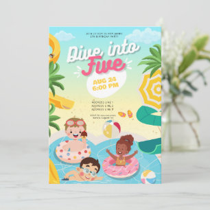 Invitation Plongée rétro à cinq ans