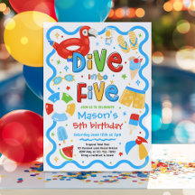 Plongez dans cinq ans d'anniversaire de fête au bo