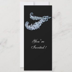 INVITATION PLUMES DE DIAMANT