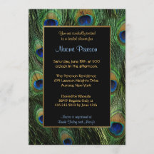 Plumes de paon - Fête des mariées