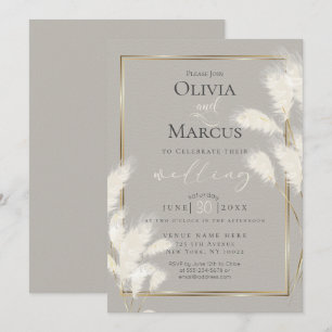 Invitation Plumes d'ivoire Pampas Grass Allison1