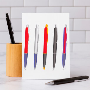 Invitation Plusieurs stylos