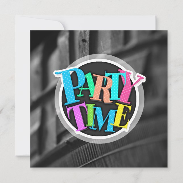 Invitation Pneus de boue - Photo (Devant)