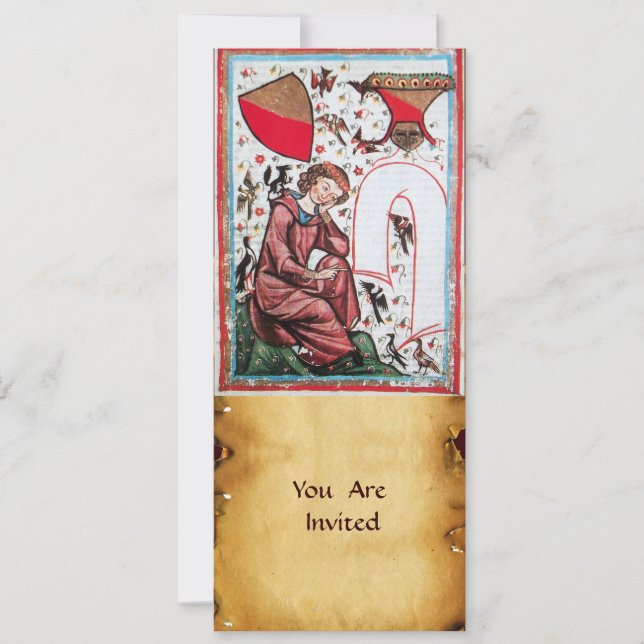 INVITATION POÈTE DANS LE JARDIN DES OISEAUX (Devant)