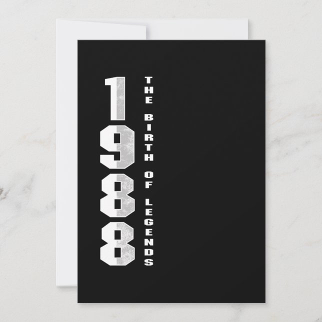 Invitation Poison de Birth Of Legends (Devant)