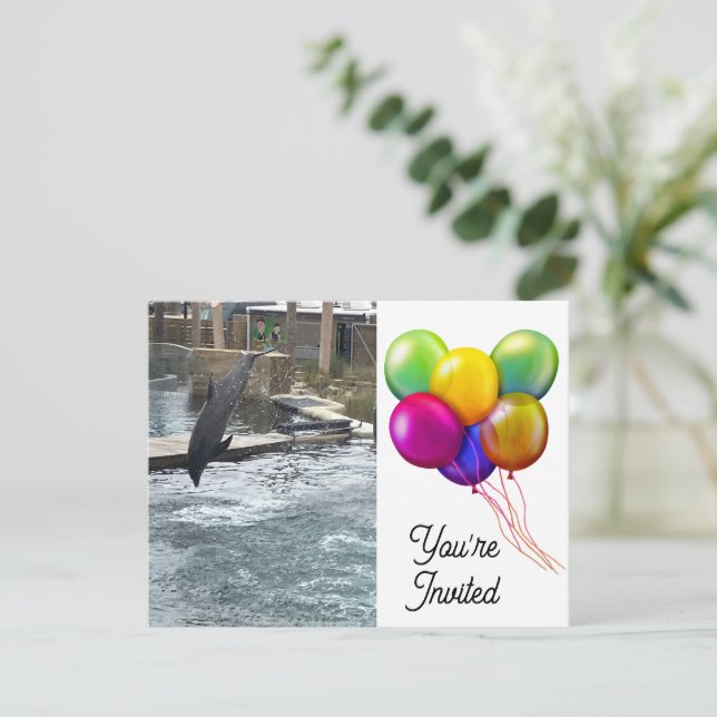 Invitation Poisson (Debout devant)