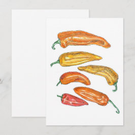 Invitation Poivrons doux