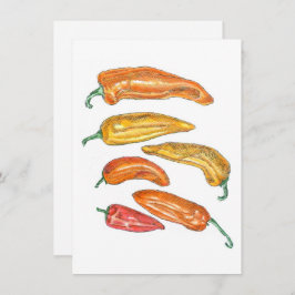 Invitation Poivrons doux