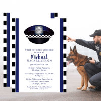 Policier | Police | Cop Casquette Graduation Party