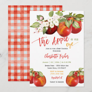 Invitation Pomme de nos Yeux Baby Shower