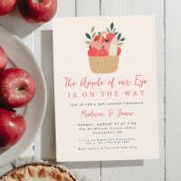 Pomme de notre oeil mignon Baby shower d'automne m