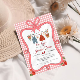 Invitation Pomme Fruit Fall baby shower Bébé saupoudrer