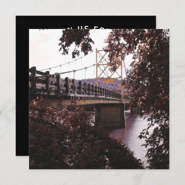 Invitation pont de castor (Devant / Derrière)