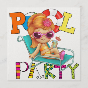 Invitation Pool Party - SRF