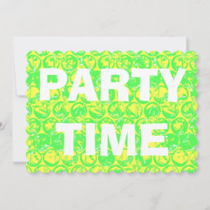 Invitation Pop art bulle envelopper ménage