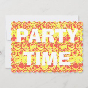 Invitation Pop art bulle envelopper ménage