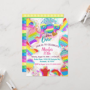 Invitation Pop it