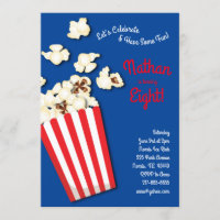 Popcorn Movie Theatre Anniversaire de enfant Party