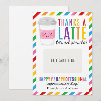 Invitation Porte-carte-cadeau pour la Journée d'appréciation 