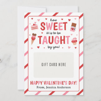Invitation Porte-carte-cadeau pour la Saint-Valentin pour les