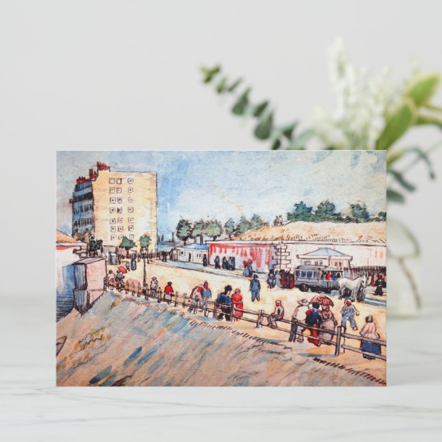Invitation Porte sur les Ramparts de Paris par Vincent van Go (Debout devant)