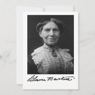 Invitation Portrait de Clara Barton