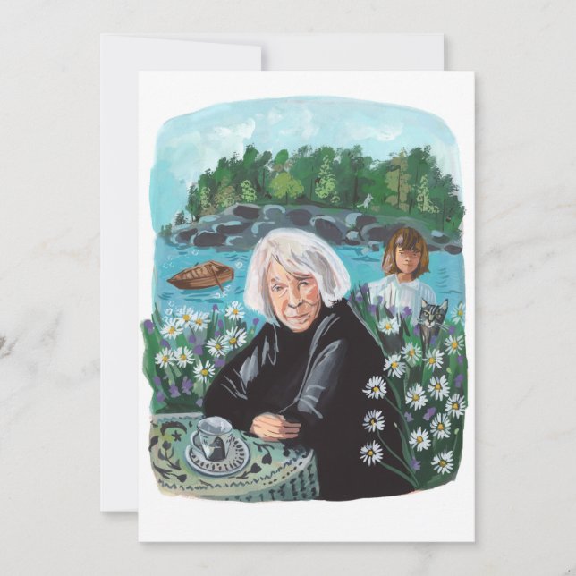 Invitation Portrait de Tove Jansson (Devant)