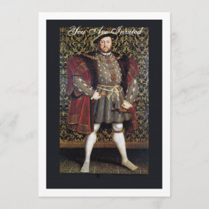 Invitation Portrait d'Henry VIII
