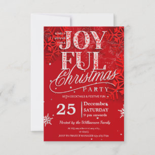 Invitation Portrait Joyeux de Noël