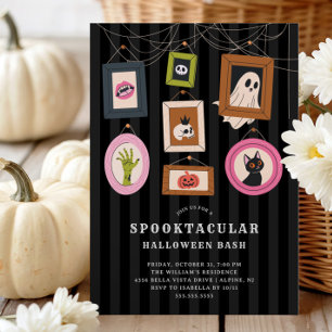 Invitation Portraits de famille fête d'Halloween