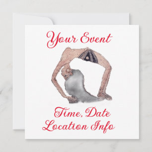 Invitation Pose vintage de Yoga Backbend Thunder_Cove