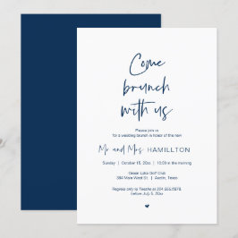 Invitation Post mariage Brunch, Venez Brunch Avec Nous Invita