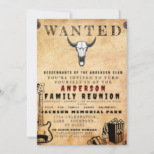 Invitation Poster Recherché Famille Réunion Barbecue Invitati