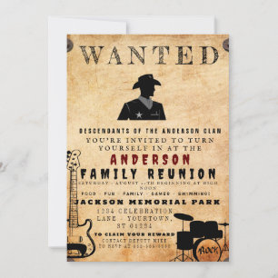 Invitation Poster Recherché Famille Réunion Barbecue Invitati